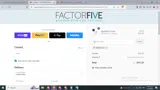 FACTORFIVE Skincare coupon verification screenshot
