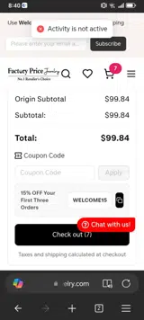 TOAST50 coupon verification screenshot