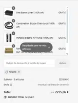 NEW10 coupon verification screenshot
