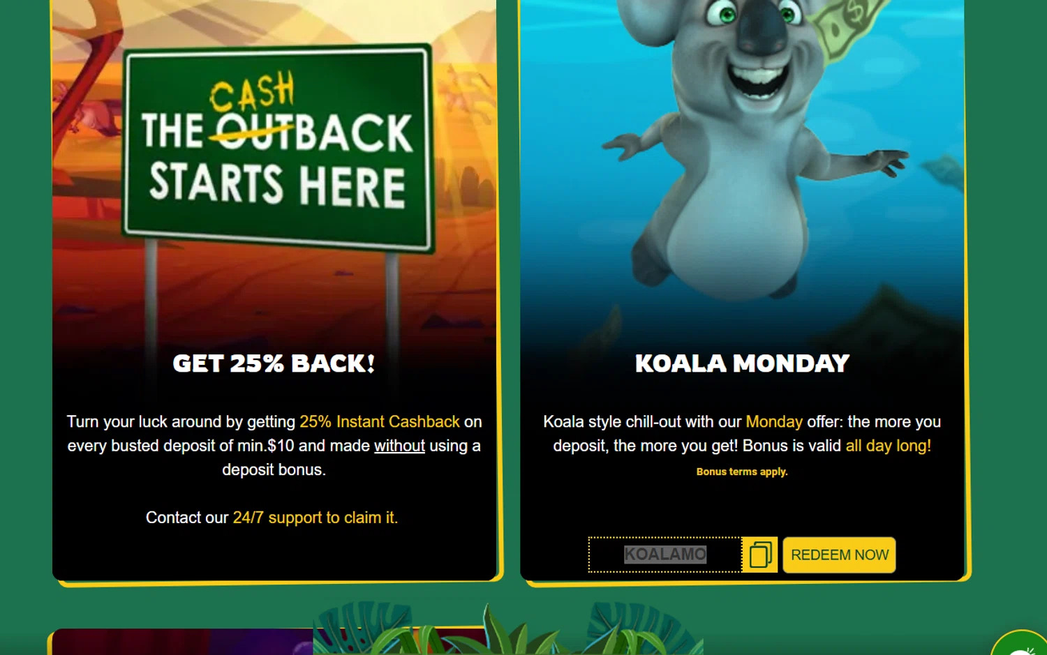 Fair Go Casino coupon code screenshot showing code KOALAMO applied at Fair Go Casino checkout page. Uploaded by SimplyCodes community member jade5416625024720 on Aug 5, 2025