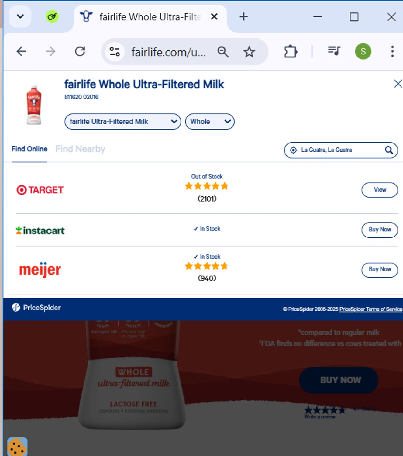 Fairlife discount code screenshot showing code Cp20emily applied at Fairlife checkout page. Uploaded by SimplyCodes community member ExtraordinarySeeker9807 on Mar 15, 2025