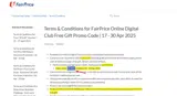 DCYAY7 coupon verification screenshot