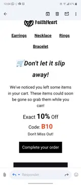 B10 coupon verification screenshot