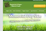FakeMeats.com coupon verification screenshot