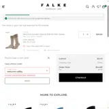 Falke coupon verification screenshot