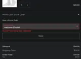 Falke coupon verification screenshot