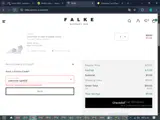 Falke coupon verification screenshot