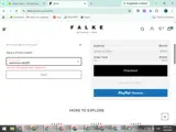 Falke coupon verification screenshot