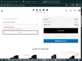 Falke coupon verification screenshot