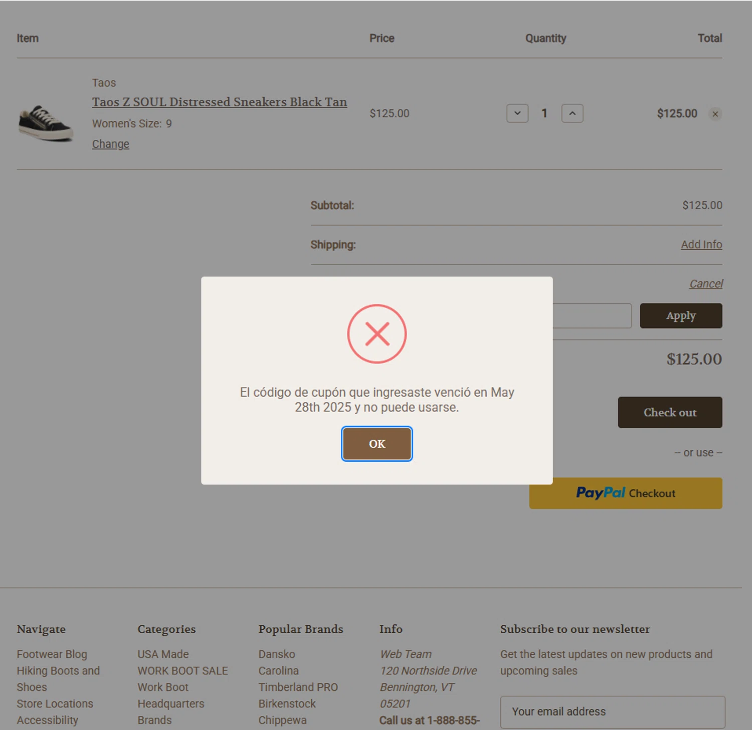 Family Footwear Center promo code screenshot showing code HONOR applied at Family Footwear Center checkout page. Uploaded by SimplyCodes community member Frionel_Pessi on Jun 21, 2025