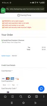 XMAS65 coupon verification screenshot