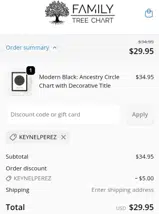 KEYNELPEREZ coupon verification screenshot