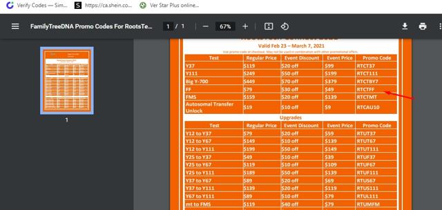 FamilyTreeDNA checkout page showing FamilyTreeDNA coupon code box | Screenshot taken by SimplyCodes community member on Jan 26, 2023