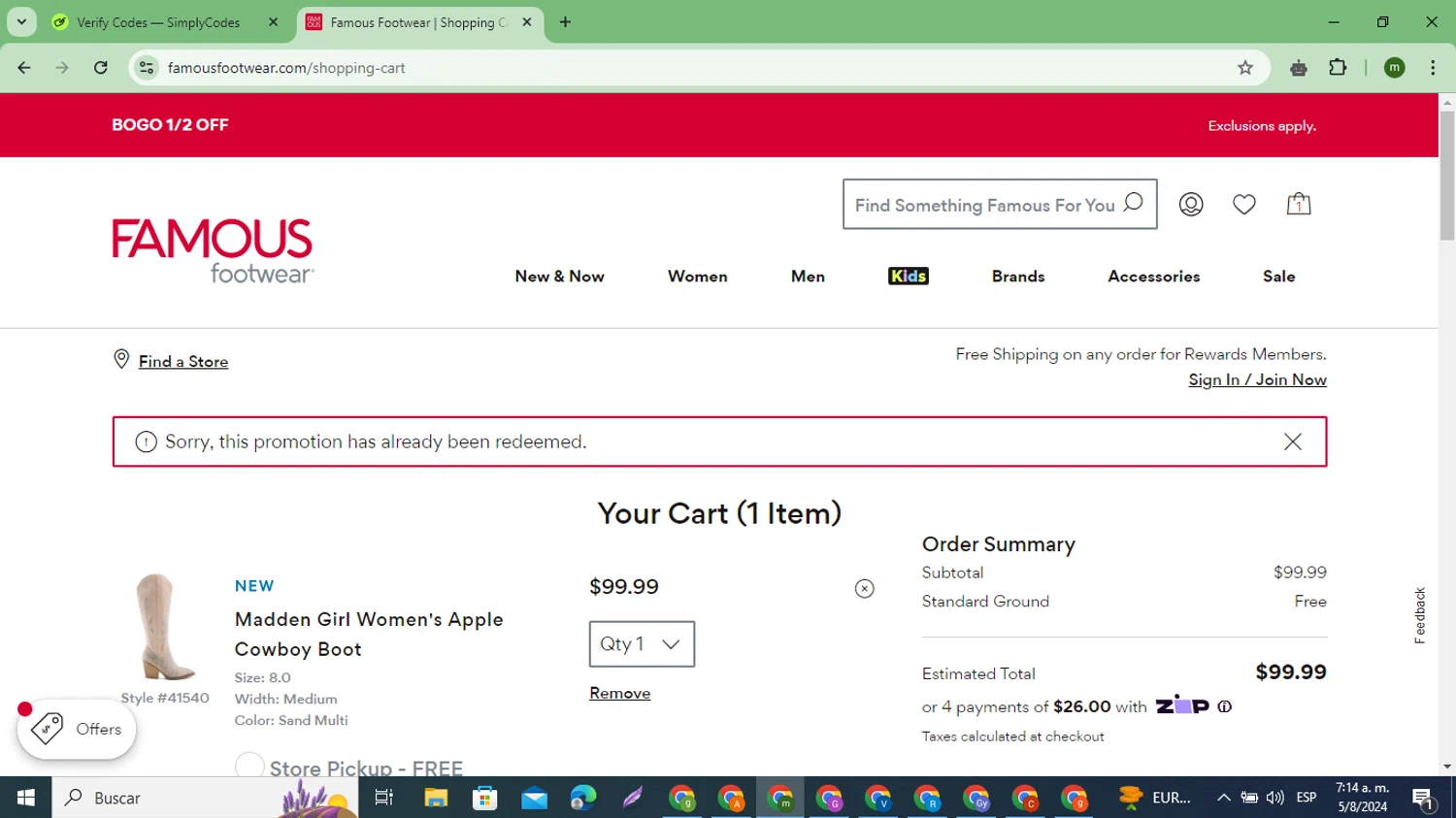 Famous Footwear Coupons 15 Off Promo Codes in August 2024 SimplyCodes