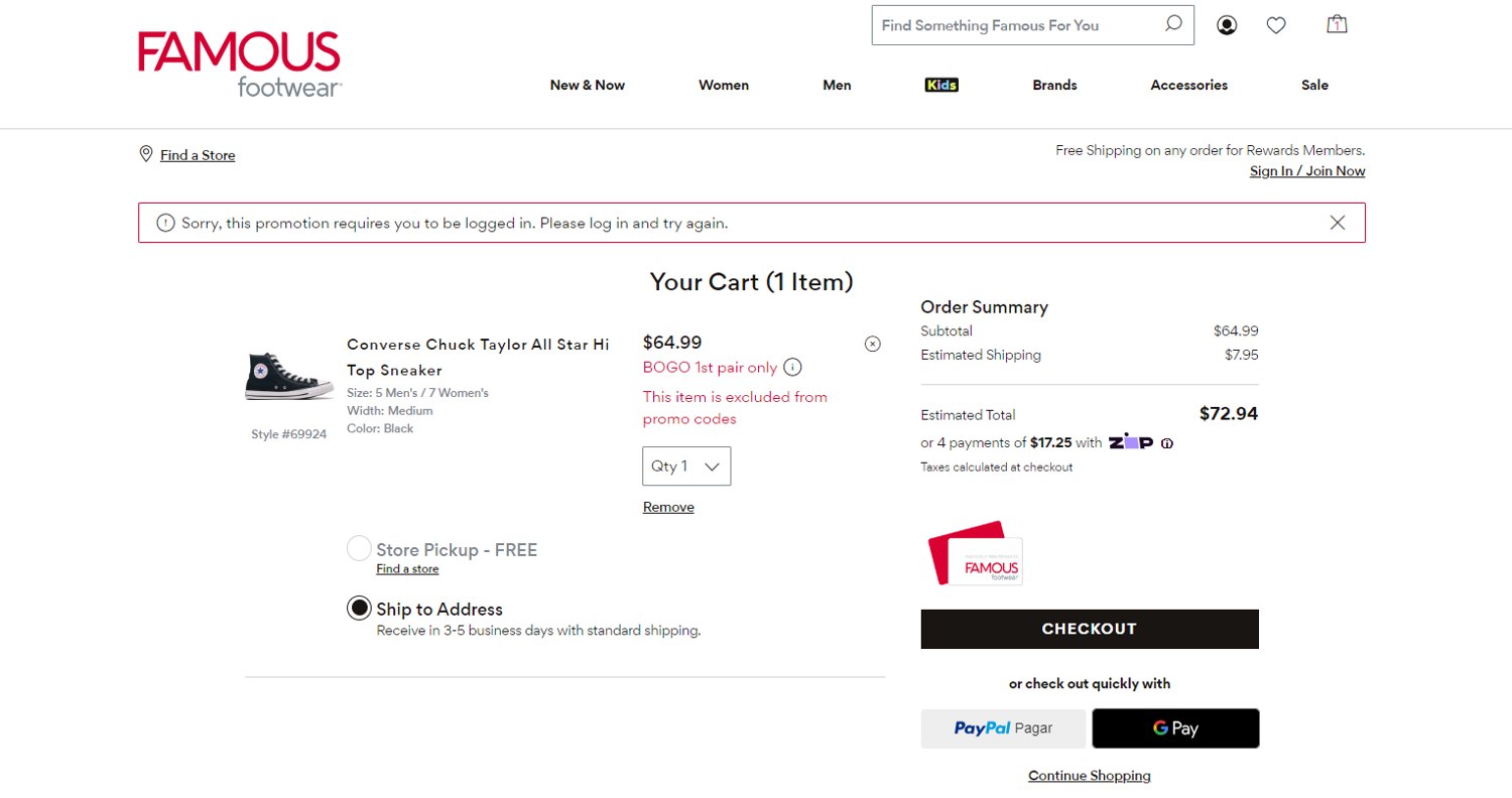 Famous Footwear Coupons 15 Off Promo Codes in August 2024 SimplyCodes