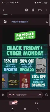 Bfcm15 coupon verification screenshot