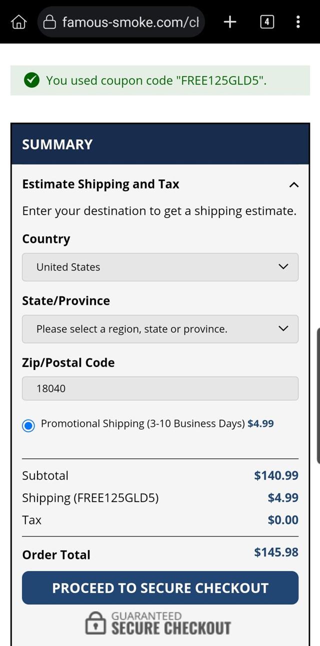 Famous Smoke Shop Promo Codes 25 Off Oct 2025