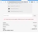 Fanatec coupon verification screenshot
