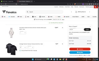 Fanatics Coupon Codes (5 Verified) - 10% Off w/Code Apr 2025