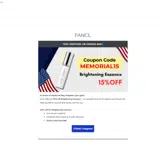 memorial15 coupon verification screenshot