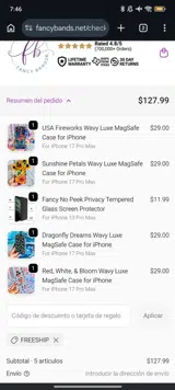 FREESHIP coupon verification screenshot
