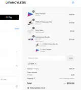 Fancyleds coupon verification screenshot