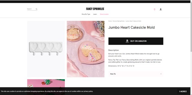 Fancy Sprinkles checkout page showing Fancy Sprinkles promo code box | Screenshot taken by SimplyCodes community member on Jul 27, 2024