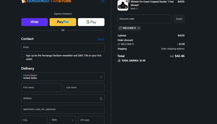 Fandango Promo Codes - 10% Off (3 Verified) Jan 2026