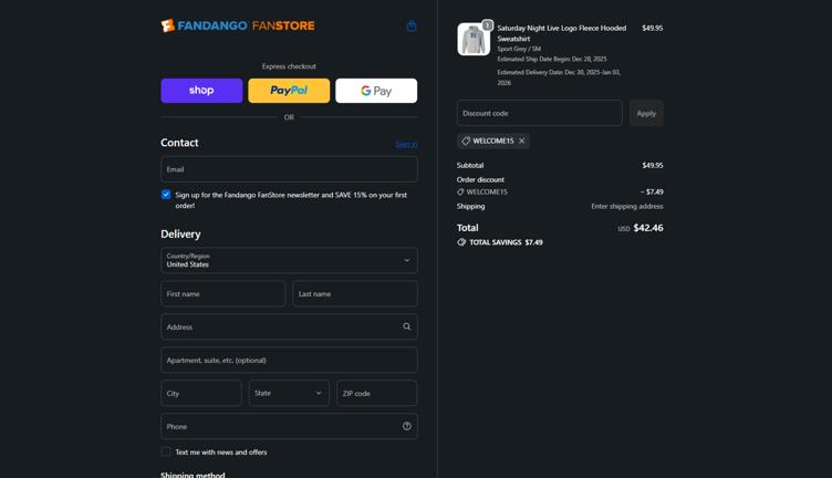 Fandango Promo Codes - 15% Off (5 Verified) Jan 2026