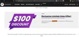 SAVE100 coupon verification screenshot