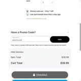 Fan OutFitters coupon verification screenshot