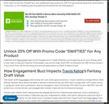 SWIFTIES coupon verification screenshot