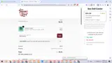 WELCOME10 coupon verification screenshot