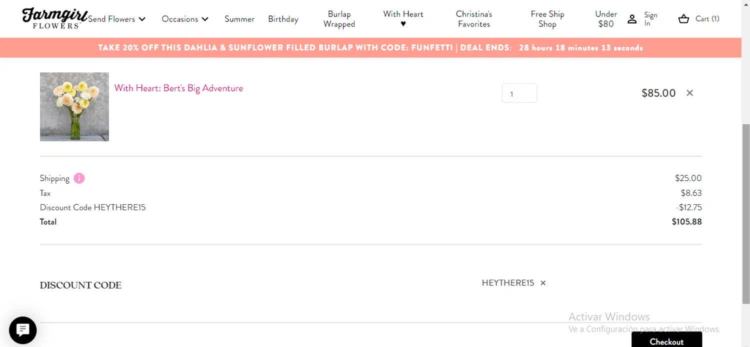 Farmgirl Flowers Discount Codes 15 Off October 2024