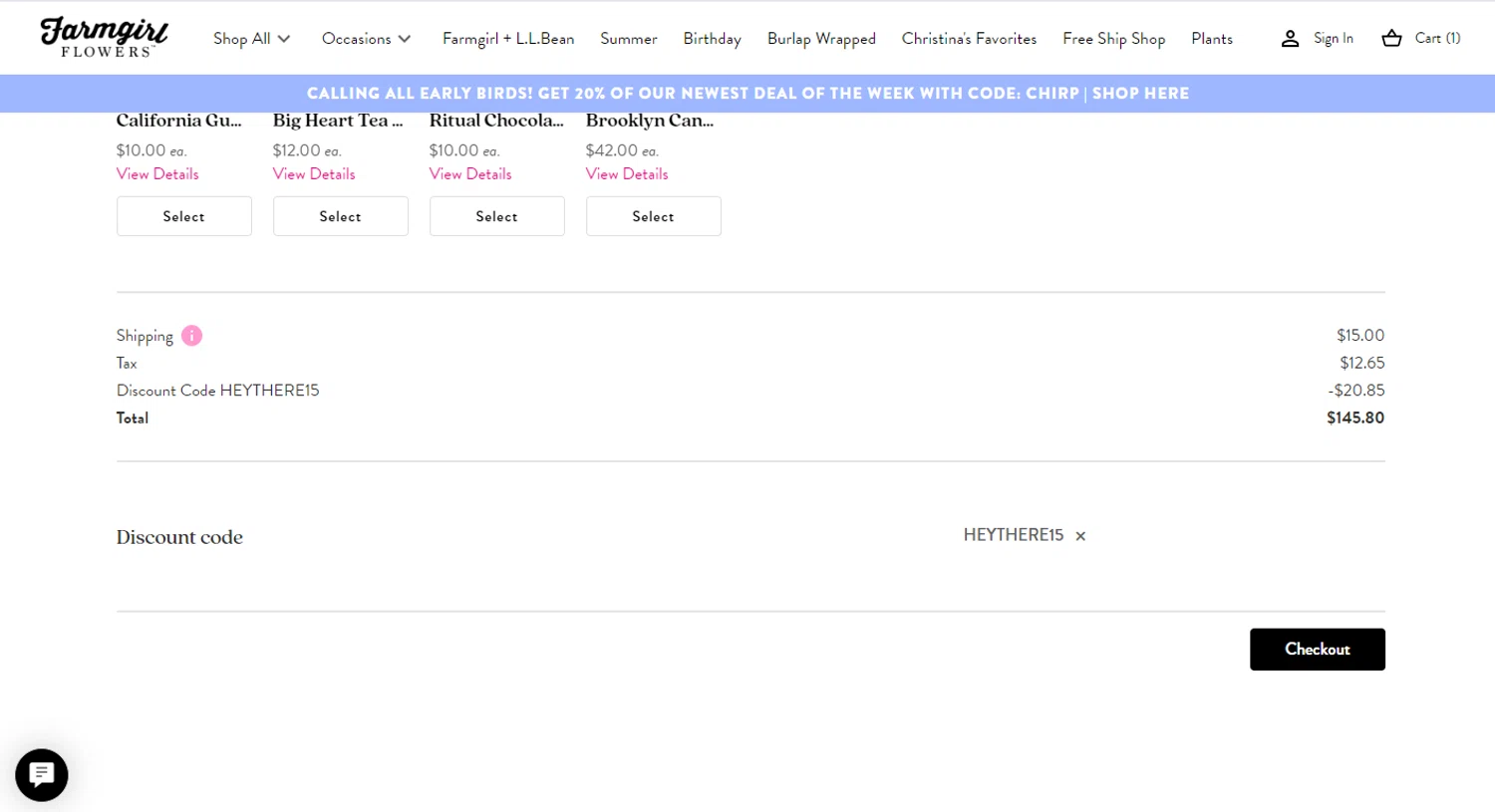 Farmgirl Flowers Discount Codes 15 Off September 2024