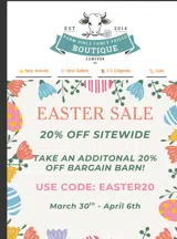 EASTER20 coupon verification screenshot