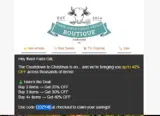 COZY40 coupon verification screenshot