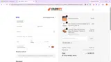 WELCOME5 coupon verification screenshot