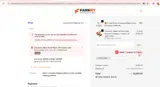 WELCOME5 coupon verification screenshot