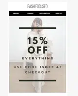 15OFF coupon verification screenshot