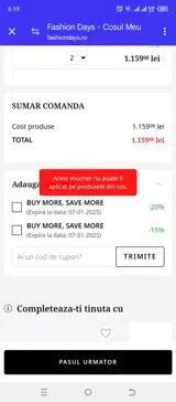 SAVE20 coupon verification screenshot