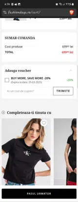 Save20 coupon verification screenshot