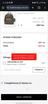 10TOT coupon verification screenshot