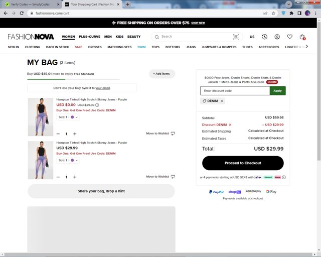 Fashion Nova Discount Codes 30 Off Coupons in August 2024 SimplyCodes