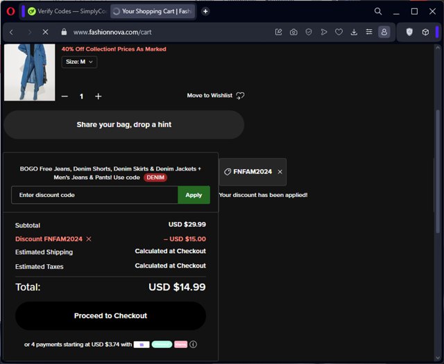 Fashion Nova Discount Codes 30 Off Coupons in August 2024 SimplyCodes