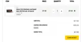 Fast Ammo coupon verification screenshot