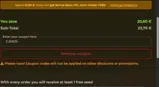 Fast Buds coupon verification screenshot
