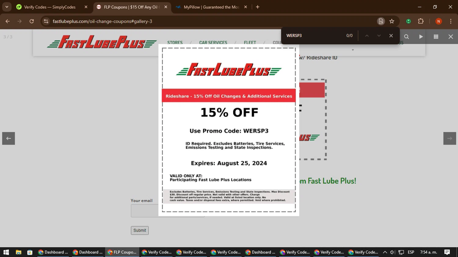 where to use Fastwrx promo code box