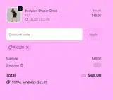FALL20 coupon verification screenshot