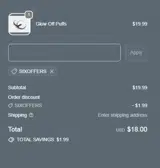 Sixoffers coupon verification screenshot